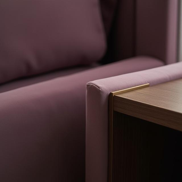 Close up of high-end hotel suite furniture